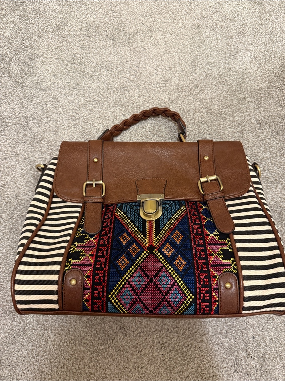 #296. Jen&co Multicolor Women’s Satchel